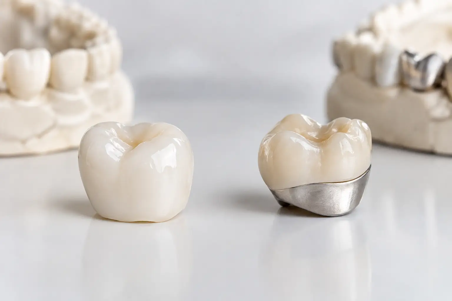 Vollkeramik oder Metallkeramik Krone wählen?